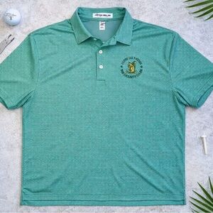 Peter Millar Summer Comfort Performance Golf Polo XXL Green Oakmont US Open